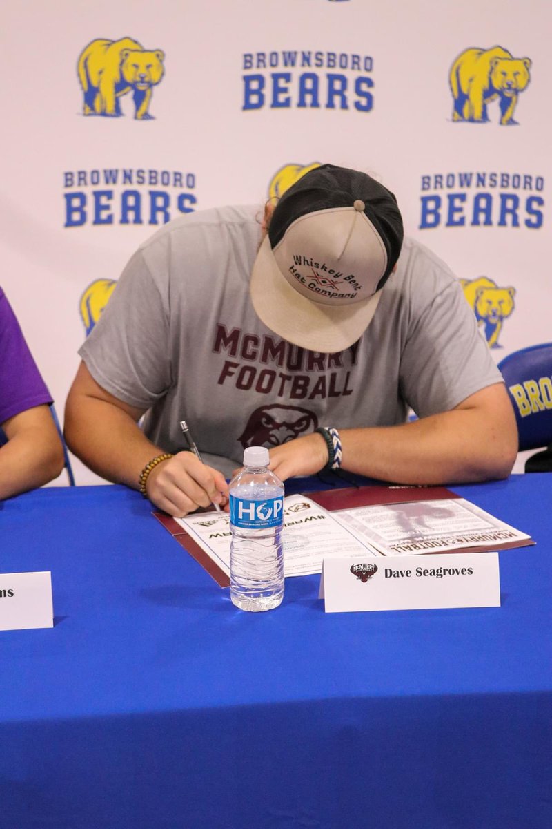 It’s official!!!!!
<a href="/BearRecruits22/">Bear Nation</a> <a href="/LanceConnot/">Lance Connot</a> <a href="/CoachBurney1/">Hayes Burney</a> <a href="/DanielScott_OL/">Daniel Scott</a> <a href="/CoachMNewby/">Matthew Newby</a> <a href="/McMURRYFOOTBALL/">McMURRY FOOTBALL</a>