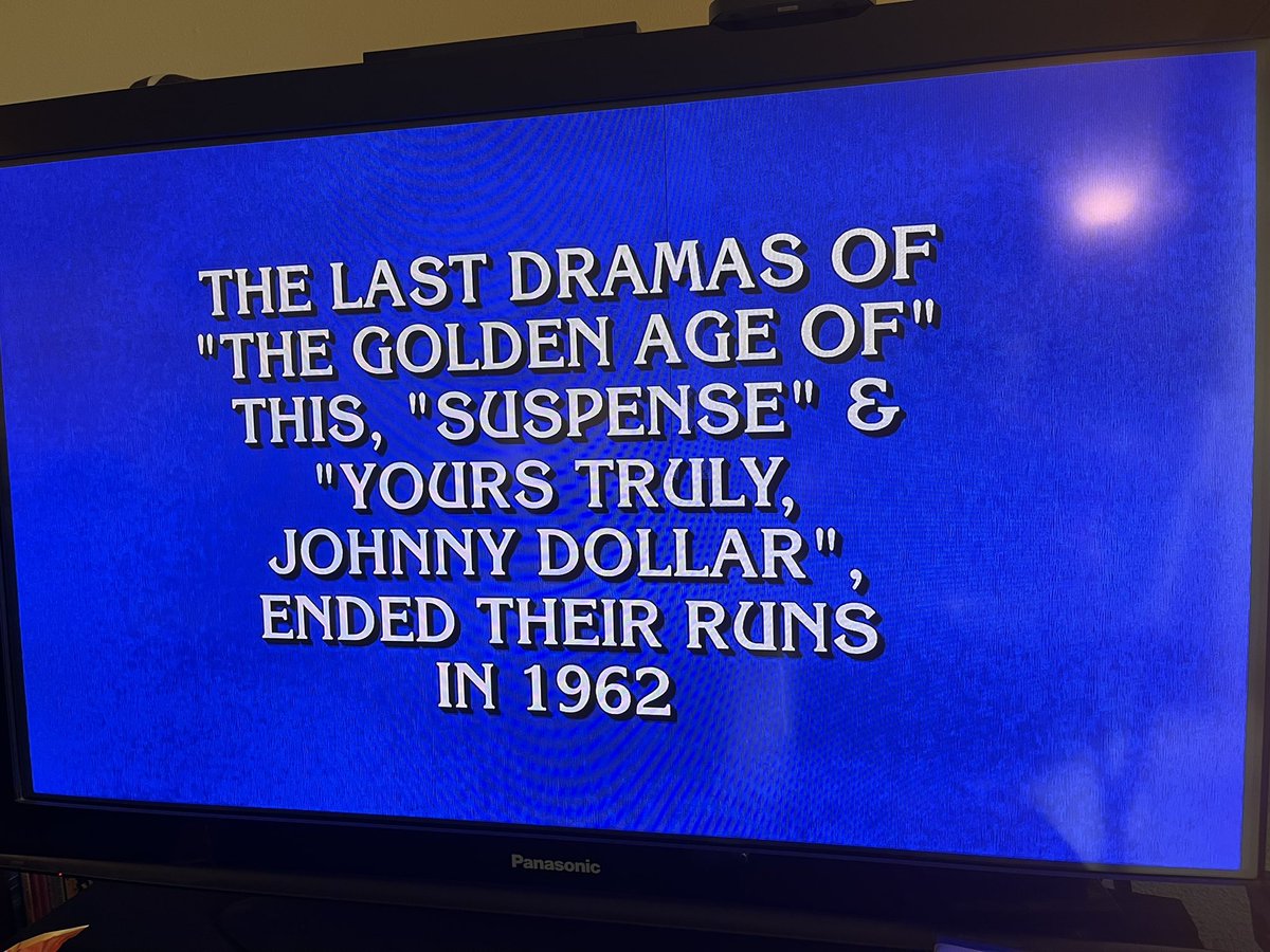 CHEditorKevin's tweet image. The fact that nobody got this one right means that I am failing failing failing in my mission in life. #Jeopardy #OldTimeRadio