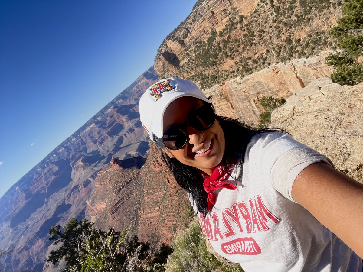 A #Terp in the Grand Canyon! 🥾🥾🐢😎🔥🫠

#MarylandPride @Maryland_Alumni @umterps #TerpForLife