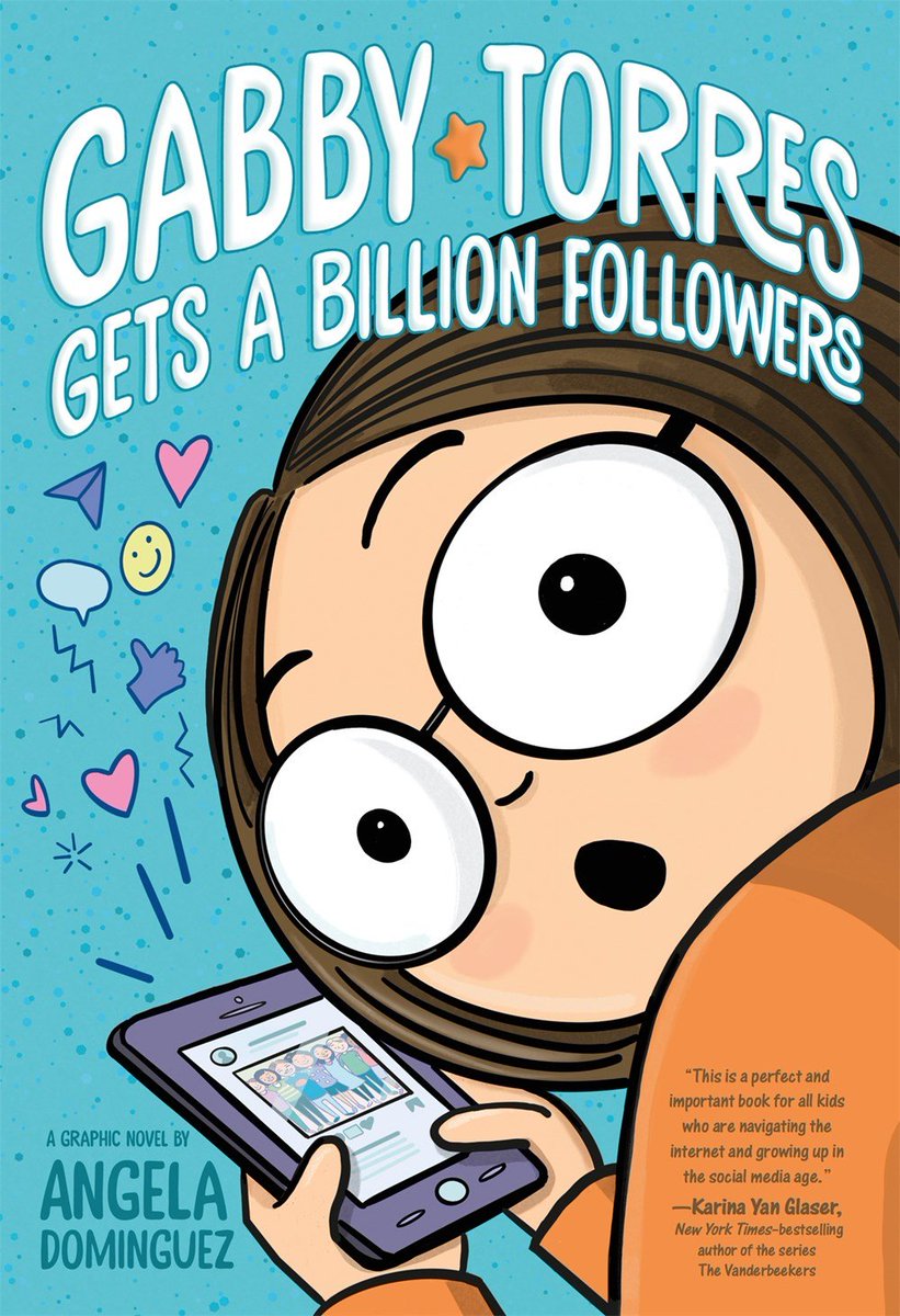 'Gabby Torres Gets a Billion Followers’ cover was a real collaboration with my publisher, Roaring Brook.' —@andominguez mrschureads.blogspot.com/2024/05/gabby-…