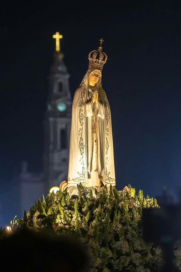 À Fátima vieste, ó mãe querida
Compadecida do povo teu
E já o mundo inteiro te venera
E considera o amparo teu!