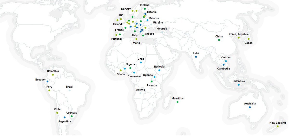 The #CircularEconomy is becoming a (fragmented) megatrend. We have identified, mapped and deeply analysed 75 national circular economy roadmaps which include 2882 circular economy policies (across 17 sectors)! 

Read the report here: circulareconomy.earth/publications/g…