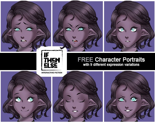 ITE_INTERACTIVE's tweet image. Who needs expensive art commissions when you can get 9 free hand drawn character portraits in just one download?(But seriously, support artists if you can! They make the world a better, more colourful place!)

Read more 👉 lttr.ai/AShWp

#visualnovel #fantasy