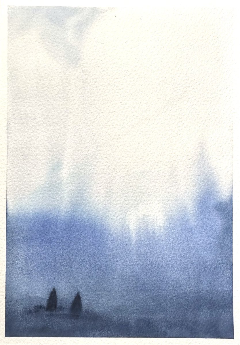 「陽光、蒸気」

#watercolor #水彩画 #透明水彩 #旅の詩 #光を運ぶ者