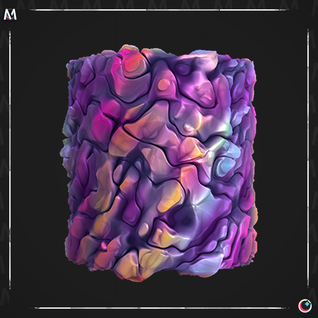 #Mayterials Day 13-14 Shimmering  

For this theme, i did a shimmering rainbow crystal, mostly inspired by the Shimmer in one of my favourite games of all time <a href="/Terraria_Logic/">Terraria🌳</a> !

<a href="/TheClubDiscord/">The Club</a> #Mayterials2024