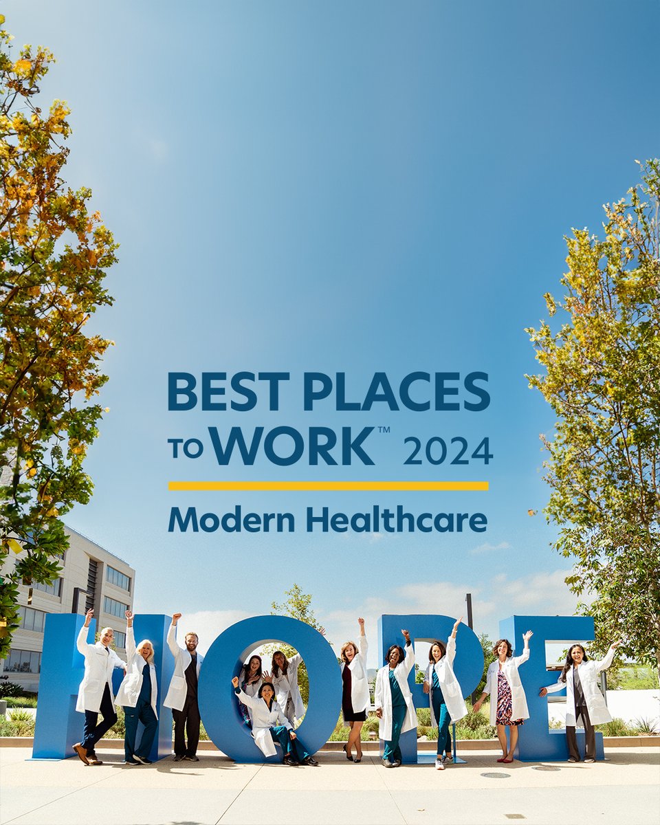 We are thrilled to announce that we have earned a national honor as a 2024 Best Place to Work in Healthcare by @modrnhealthcr! Thank you to our teams for working so hard to provide the best cancer care for our patients and the best working environment for one another. You are