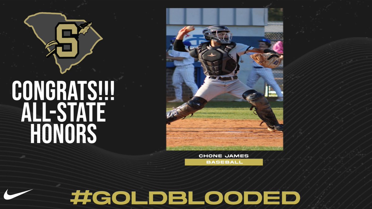 Congrats to @ChoneJames for earning All-State ⚾️ honors! Well earned! #GoldBlooded #OneTeam