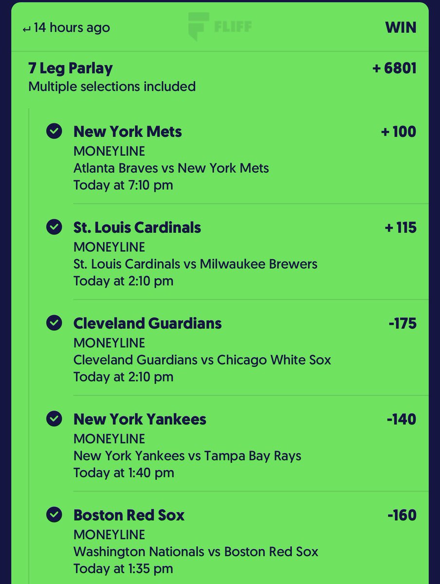 Looking 👀 for six men plays ? Rush in the group and get all guaranteed locks for today 🍀🔒 tap in⬇️ and join 👇

t.me/+P6_tDmpyXnNkN…

#PrizePicks #NBA      #NFL  #fanduel #GamblingTwitter #prizepickswinning #mlb #PlayerPropBets #freeplays #DFS
#GamblingTwiiter