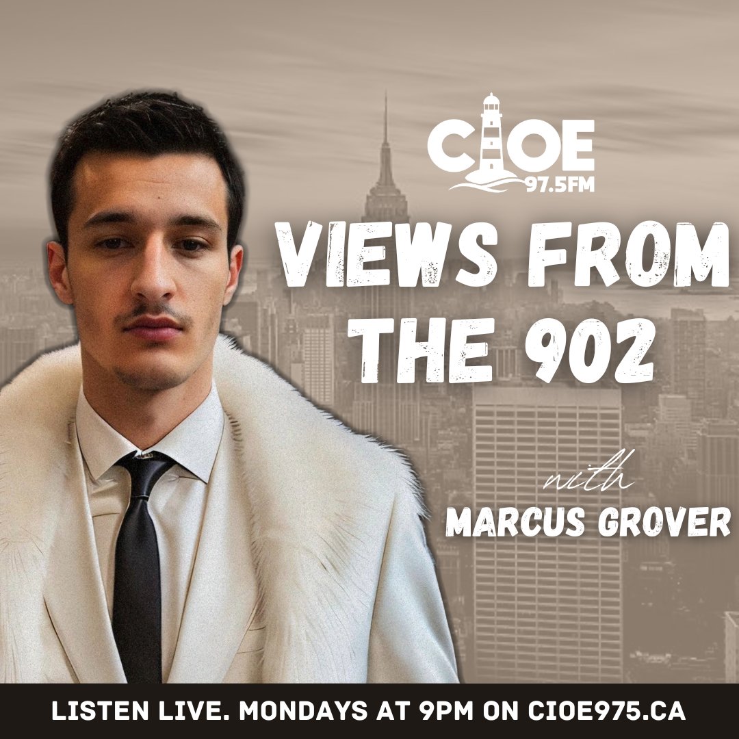 Join Marcus Grover LIVE on the airwaves of CIOE 97.5 FM tonight and each Monday from 9:00 - 10:00 PM! 🎙️

Tune in by setting your dial to 97.5 or going online to communityradio.ca!