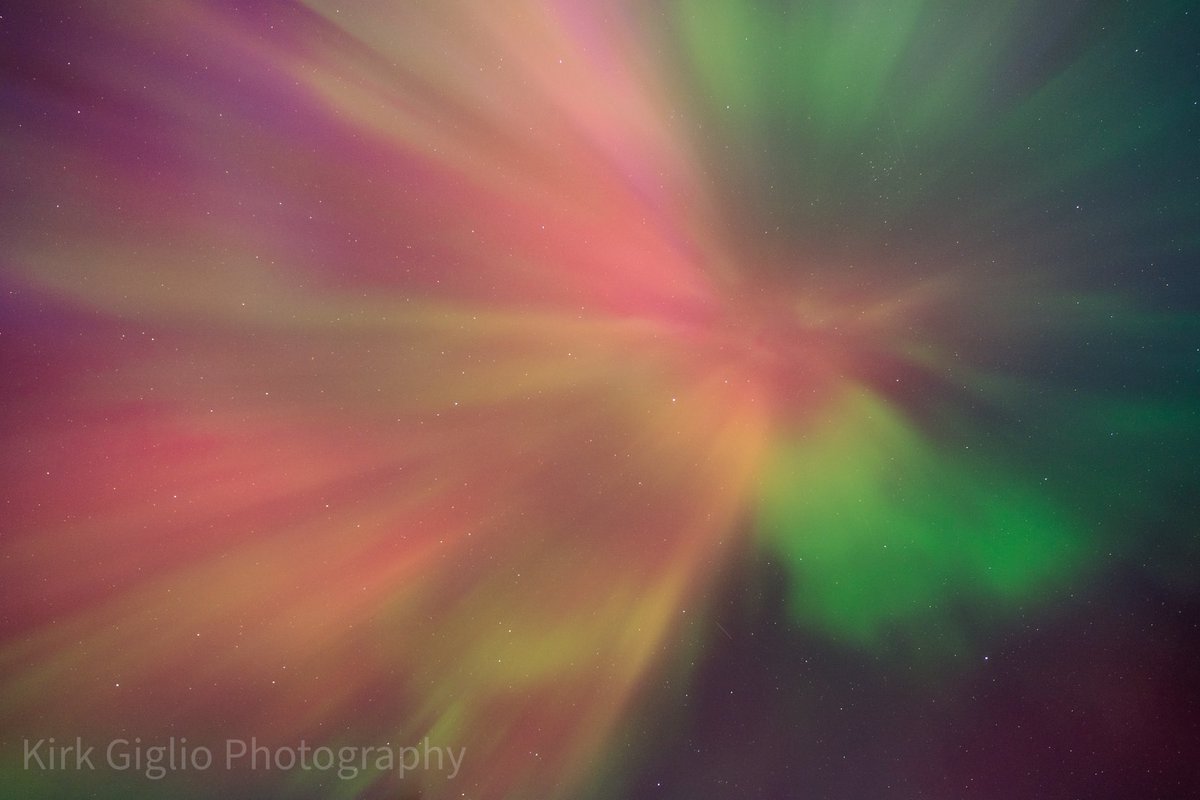Which auroral corona is your favorite? 

Northern Lights overhead in Southern Maine #MEwx