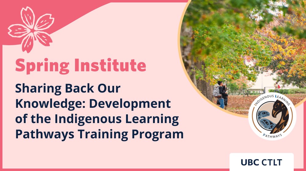 Indigenous Learning Pathways (ILP) is a multi-course online training program, centring the 5 R’s of Indigenous Education: the values of reciprocity, relationality, respect, relevance, and responsibility. June 4 | 10 am - 11 am | Online Register bit.ly/44Cf3py