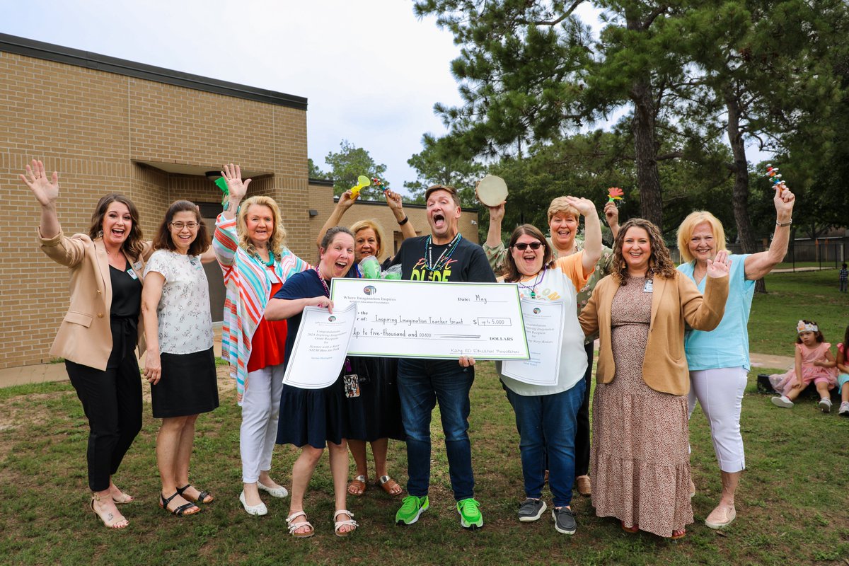 Celebrating our best year yet! A record-setting $455K all invested in amazing, incredible, dedicated educators. Thanks to our community for your generous support. We love Katy ISD teachers!