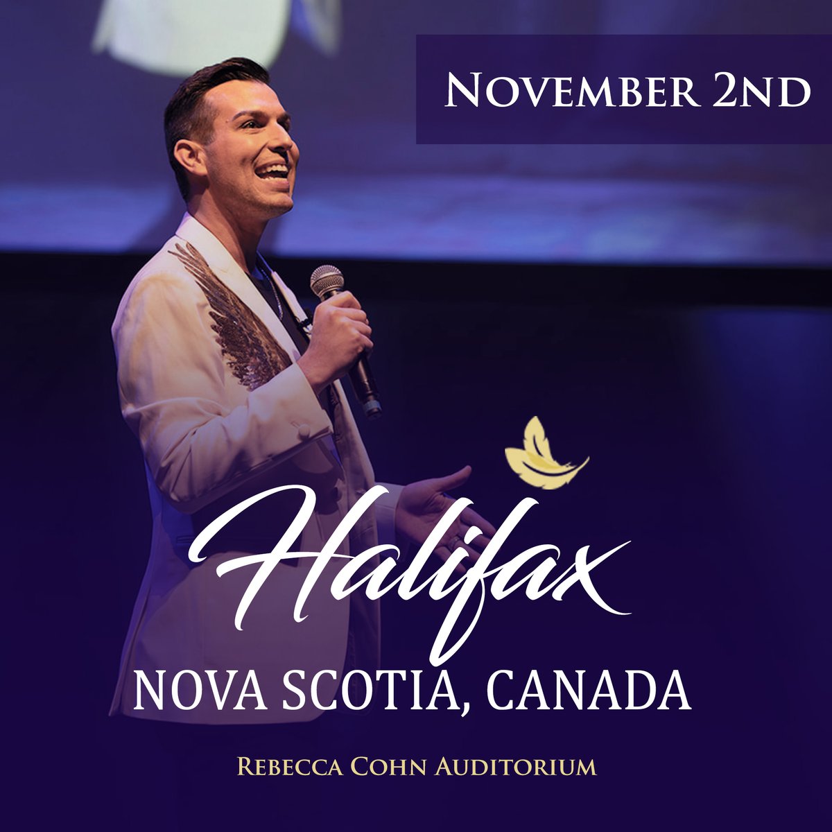🇨🇦 Attention Nova Scotia! Join Matt Fraser, America's Top Psychic Medium, at the Rebecca Cohn Auditorium in Halifax on November 2nd. Book your tickets today at MeetMattFraser.com