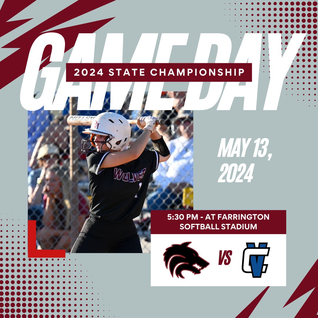 Join us tonight as we cheer on the @DMHSSUSD Wolves softball team in the state championship game against the Canyon View Jaguars. #DesertMountainWolvesSoftball #SoftballChampionship #HighSchoolSoftball #StateChampionship #BecauseKids #SUSDAthletics