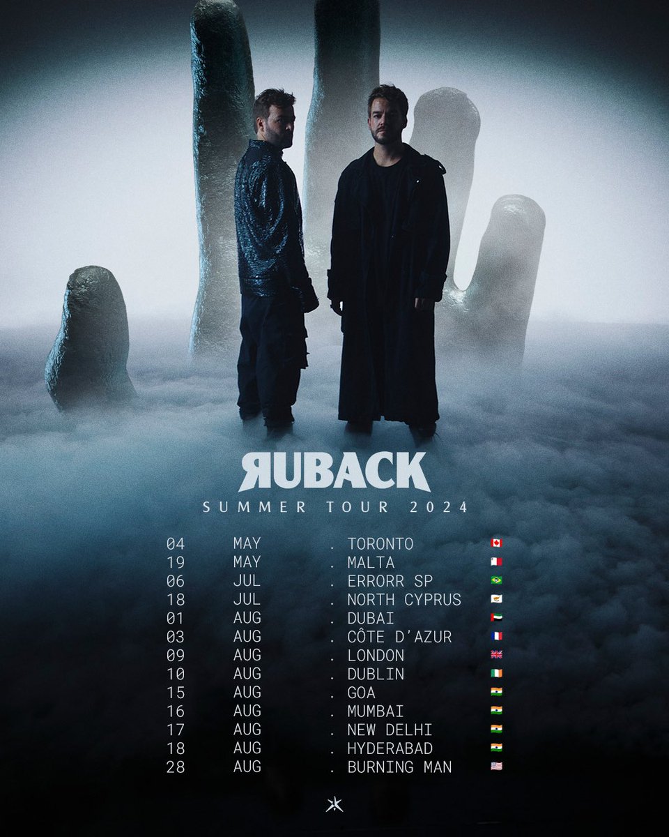 ЯUBACK SUMMER WOЯLD TOUR 🪬 Where should we dance through the madness together?