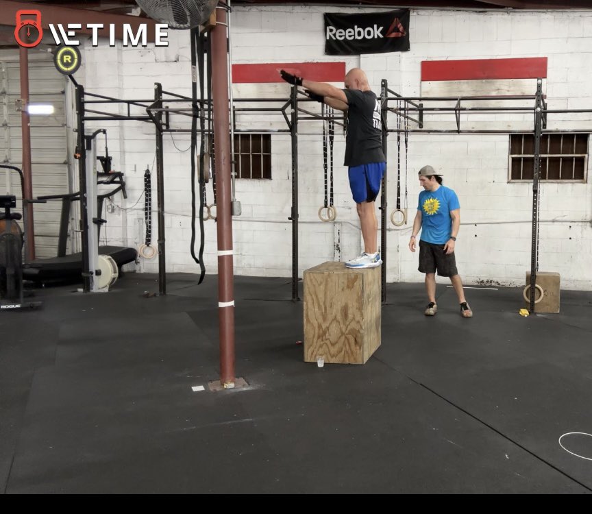 carl_arredondo's tweet photo. The #Adaptive @CrossFitGames Semi-Finals are done. My scores are in, the top 10 of 20 #visuallyimpaired athletes move on to The Games. Personal Bests for this 61 year-old were 185# Back Squat, 135# Hang Cleans, &amp; 30” Box Step Ups. 
#adaptiveathlete #wheelwod 😎👨🏻‍🦯 https://t.co/5Zaf5NRXdO
