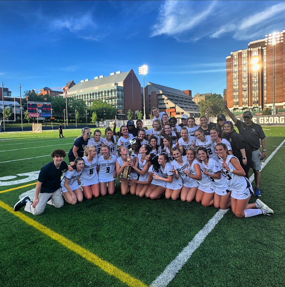 Did somebody say 3 peat?? Congratulations again to your 2024 WCAC Champions… @GCgirlslax Unbelievable season from one of the best teams in the country. 21-0 this year. Congrats to Coach Haight and the rest of the team!! @GCFalconsAD