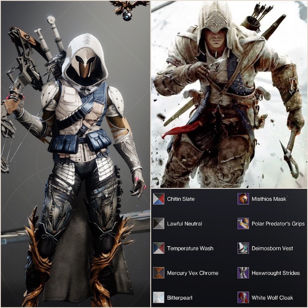 Assassin's Creed 3 Inspired Hunter!! Credit to Falcxn from my Discord for making this Hunter Fashion! Follow for more Destiny Fashion! #Destiny2 #Destiny2fashion #destinyfashion #destinythegame