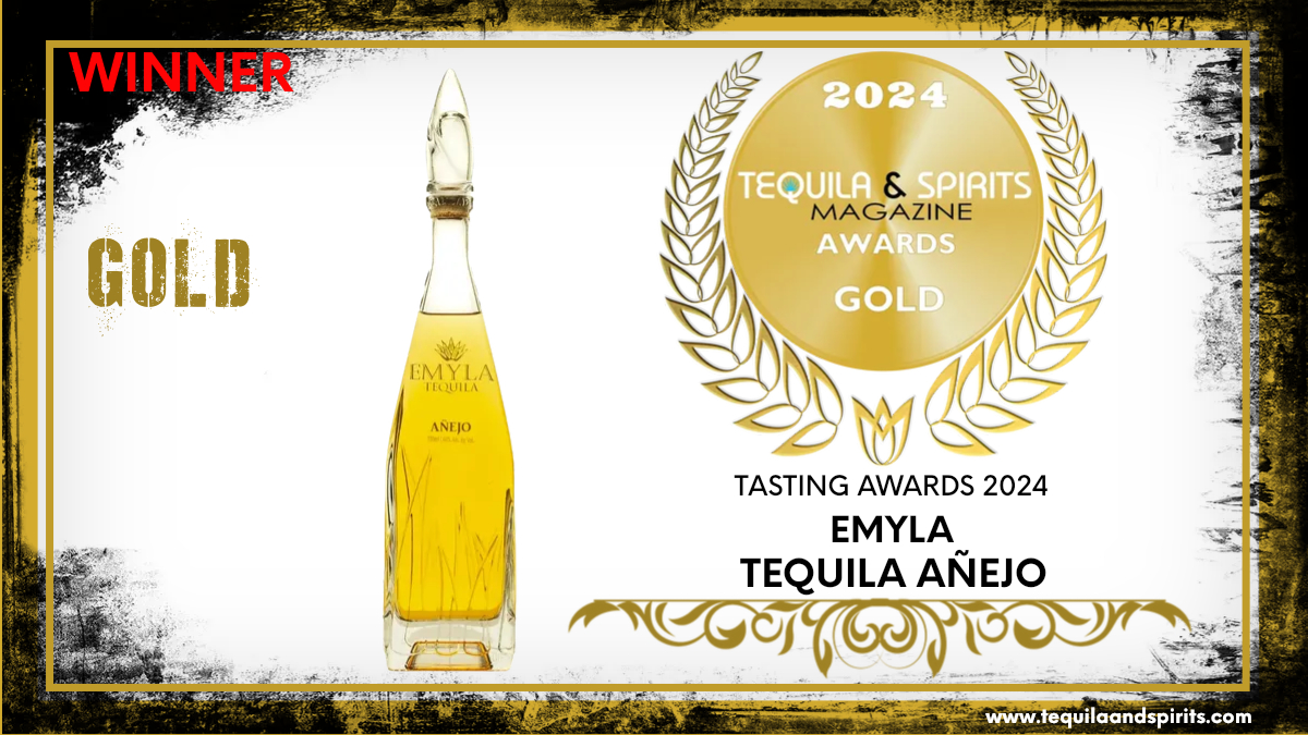 Congratulations! Emyla Tequila Añejo - Gold Medal winner at Tequila & Spirits Magazine Tasting Awards 2024. . #TequilaSpirits #Tequila #TequilaAnejo #PremiumTequila #TequilaTasting #TSMawards2024 #TequilaIndustry