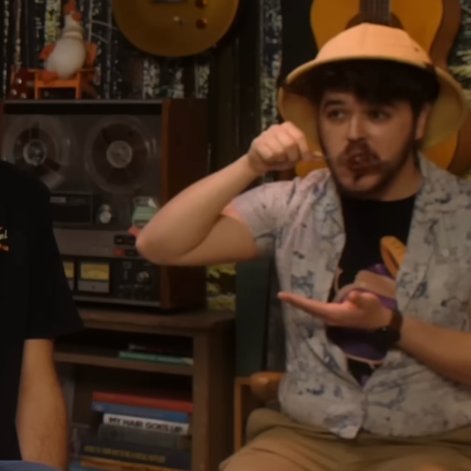 Just Chase the cartographer enjoying his jelly from a jar.