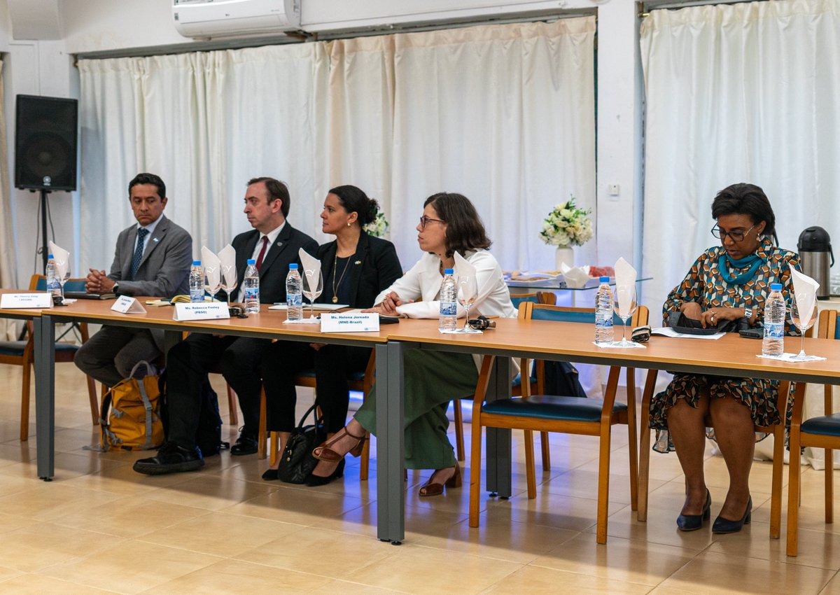 The mission had a moment with the UN Country Team.🇸🇹 We focused on intensifying coordination and support for security and justice reforms. This meeting reinforces our collective commitment to implementing the changes needed for a stable and prosperous future in the country.