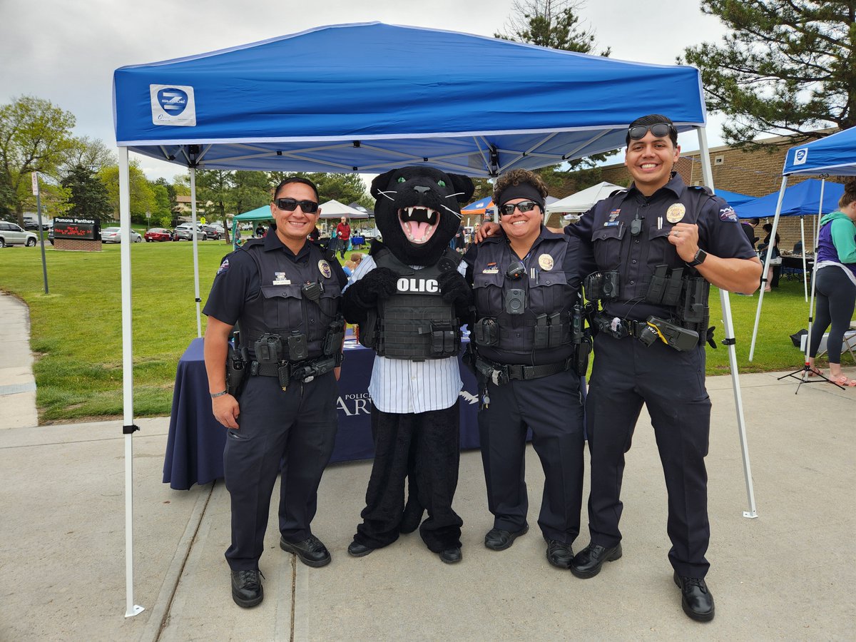Pomona High School 50th Anniversary! The Arvada Police School Resource Team showed up on Saturday, May 11th, to help celebrate this Arvada Institution.