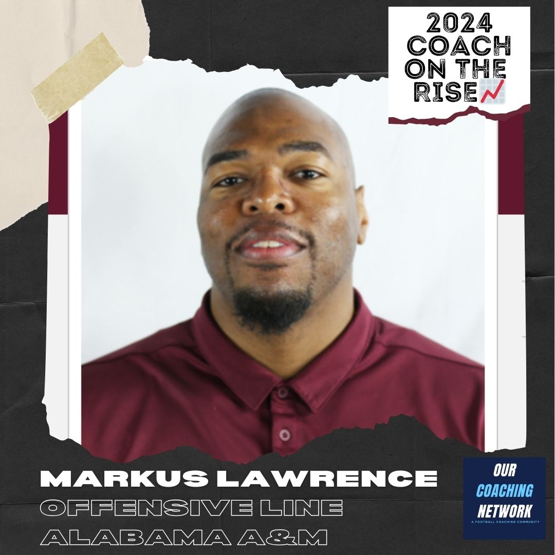 🏈FCS Coach on The Rise📈

<a href="/AamufbR/">Alabama A&M Football</a> Offensive Line Coach <a href="/Coach_Poke/">Markus Lawrence</a> is one of the Top OL Coaches in CFB✅

And he is a 2024 Our Coaching Network Top FCS Coach on the Rise📈

FCS Coach on The Rise🧵👇
