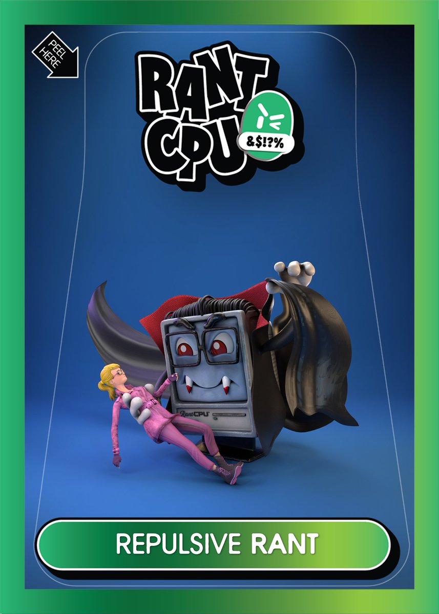 🦇🧛‍♂️ Introducing "Repulsive Rant," our devilish take on the classic Nasty Nick! Dive into the darker side as this creepy character joins our lineup in the latest wave.