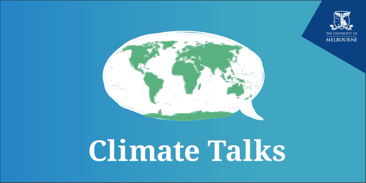 In the latest #ClimateTalks, we talk about bringing climate science back to the COPs with Professor Mark Howden, @ANU_ICEDS Director and Vice Chair of @IPCC_CH Working Group II, and Dr @lindenashcroft, lecturer, climate scientist and science communicator. go.unimelb.edu.au/ytv8