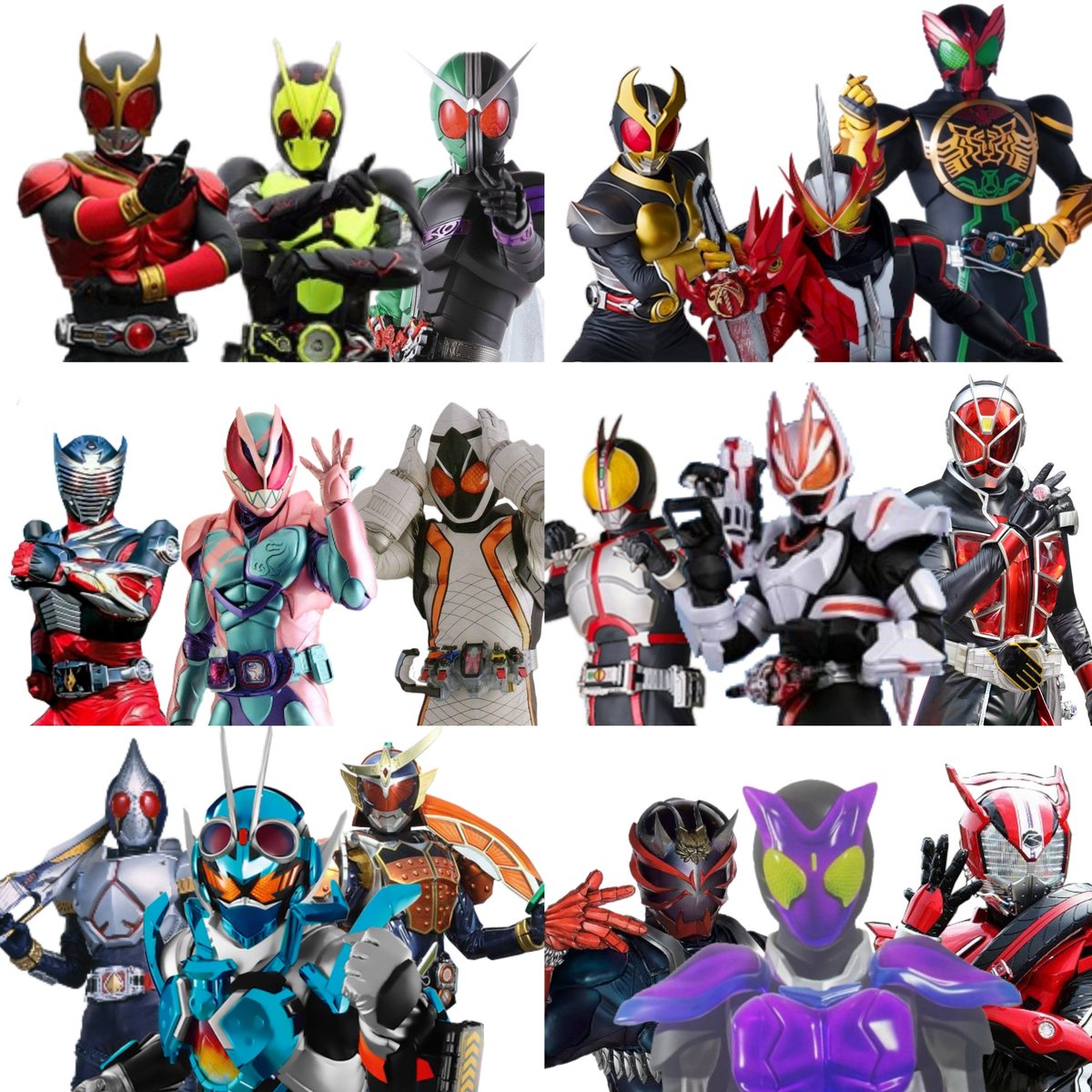 part 4 Heisei phase 1 kuuga Heisei phase 2 w Reiwa phase 1 zero