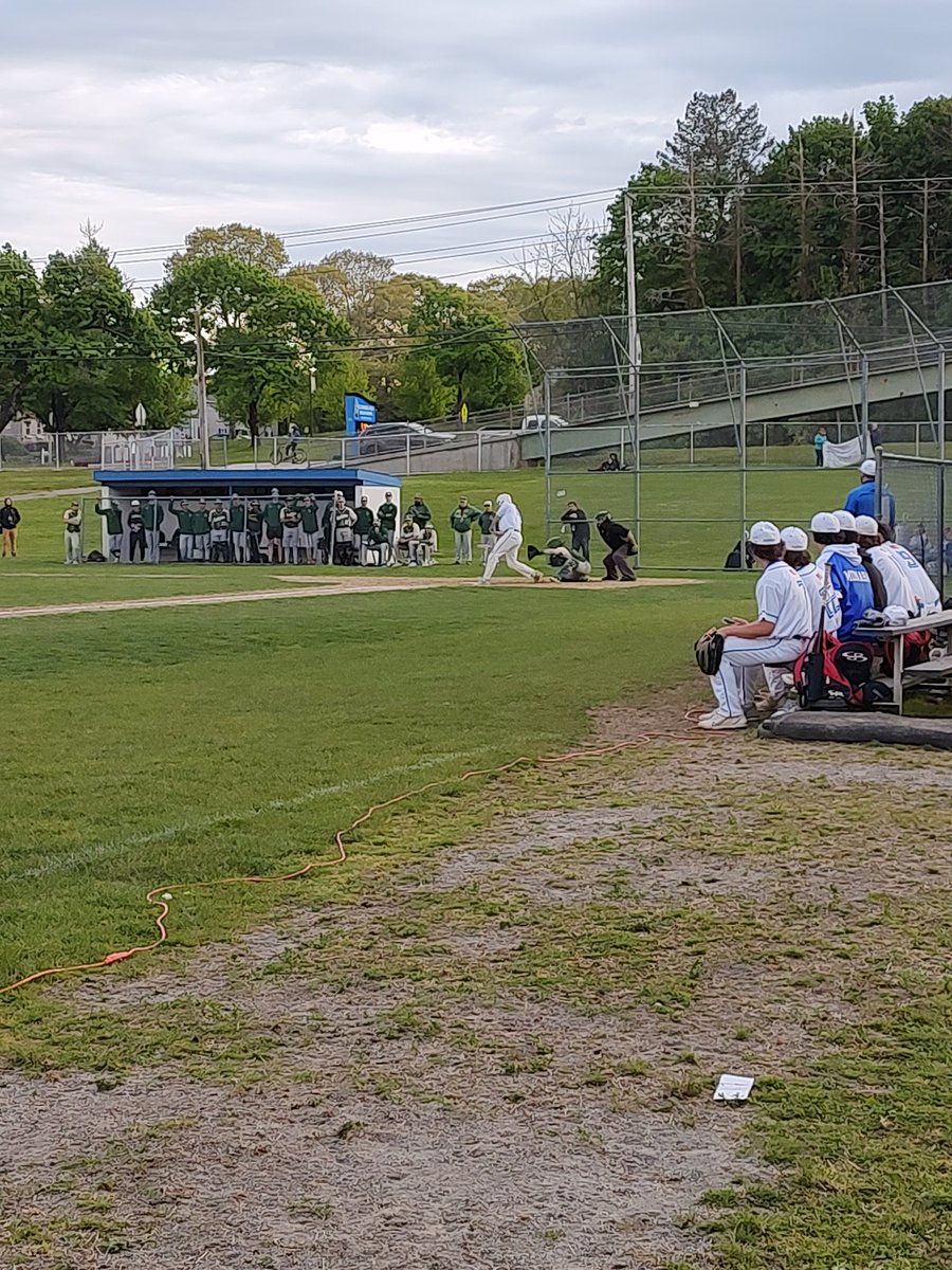 Baseball falls to Hendricken 12-8. @Branden_Mello @BWMcGair03 @EricBen24 @gobluechs