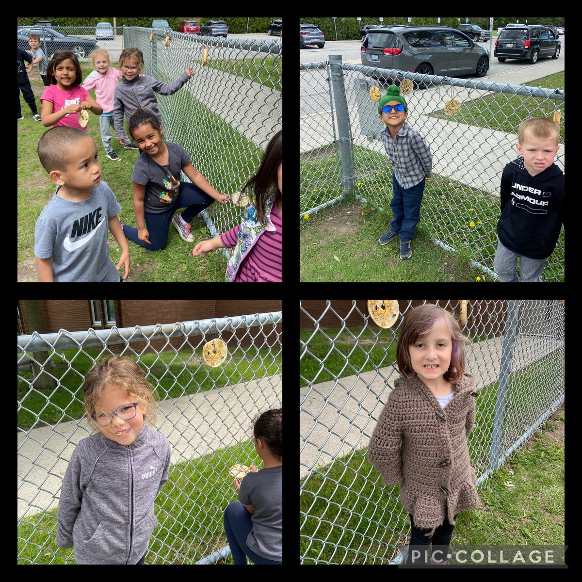 Making homemade bird feeders and hanging them up! <a href="/AVG_Griffins/">A.V. Graham</a>