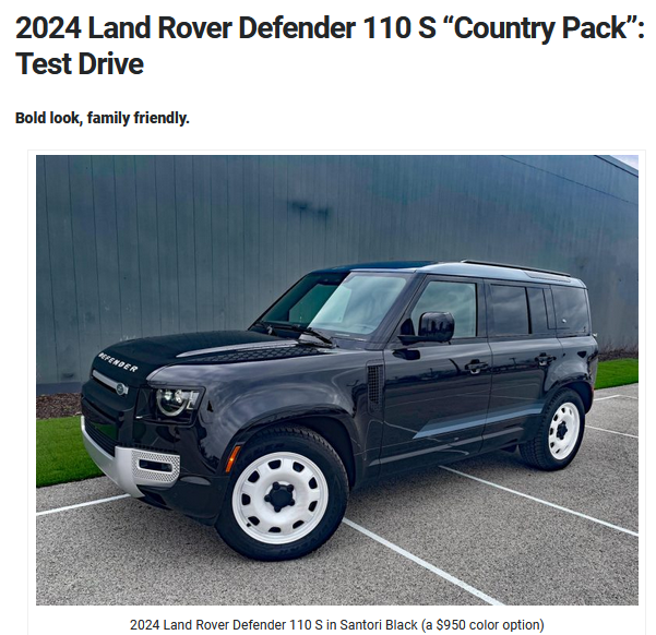 blog.consumerguide.com/2024-land-rove… Bold looks, really nice to drive, too. @LandRoverUSA