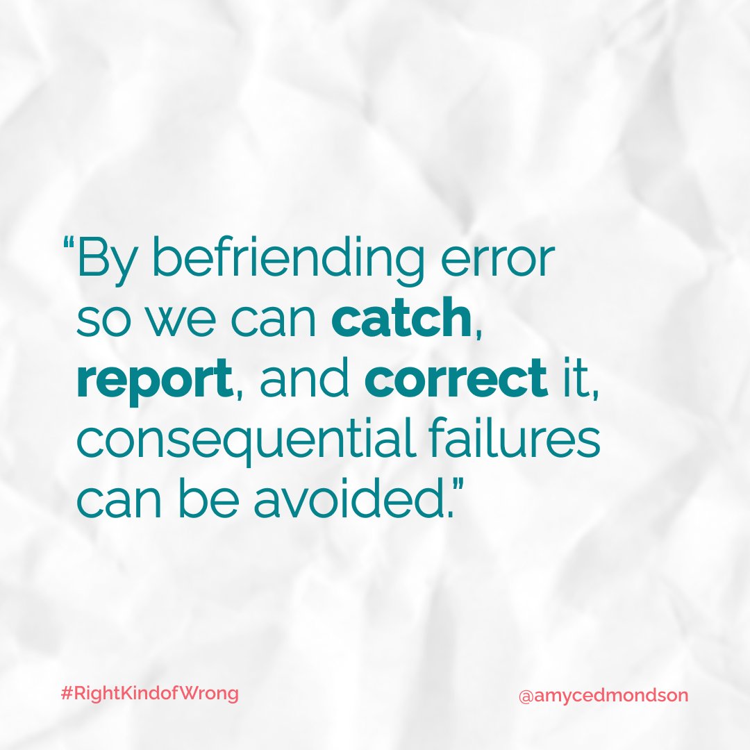 To err is human. And to forgive (ourselves, especially) is indeed divine. But adopting simple practices to prevent basic #failures in our lives & organizations is not only possible, it's worthwhile & empowering Quotes from pg122-23 in #RightKindofWrong 📕 bit.ly/RKWBook