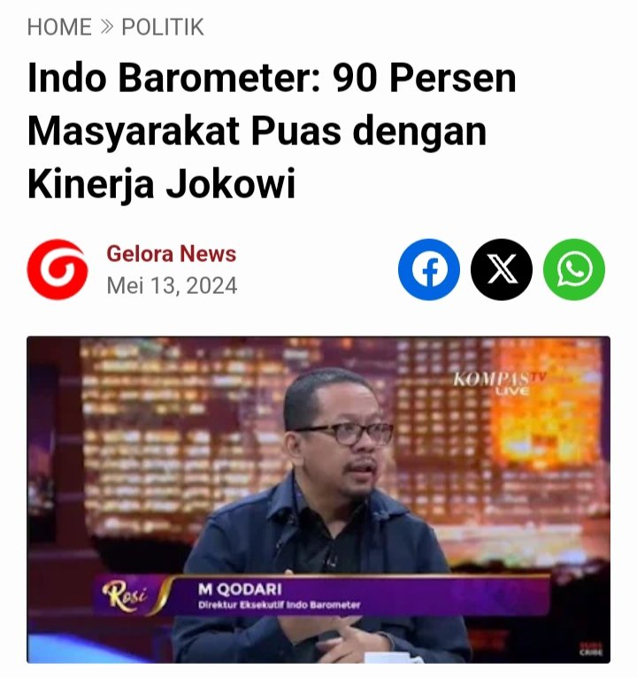 Apakah kalau Jokowi mati orang ini akan menemani di liang kuburnya..? Atau kalau orang ini mati di akherat mohon pertolongan ke Jokowi..?