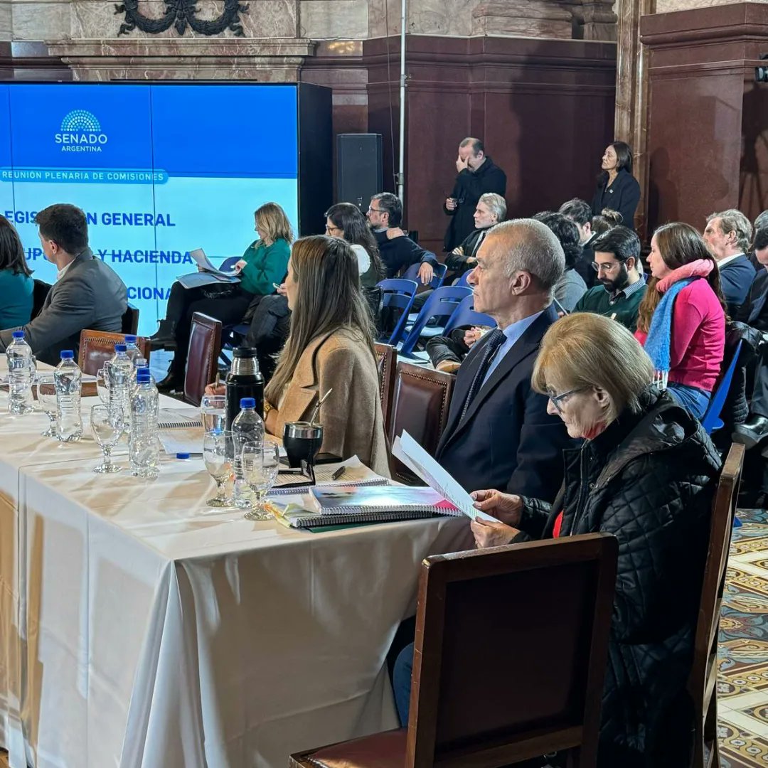 Senadora_Olalla's tweet photo. Continúa el tratamiento de la #LeyBases con la exposición de invitados en el Plenario de las Comisiones de Legislación General, Presupuesto y Hacienda, y de Asuntos Constitucionales. https://t.co/tC37XDnrr5