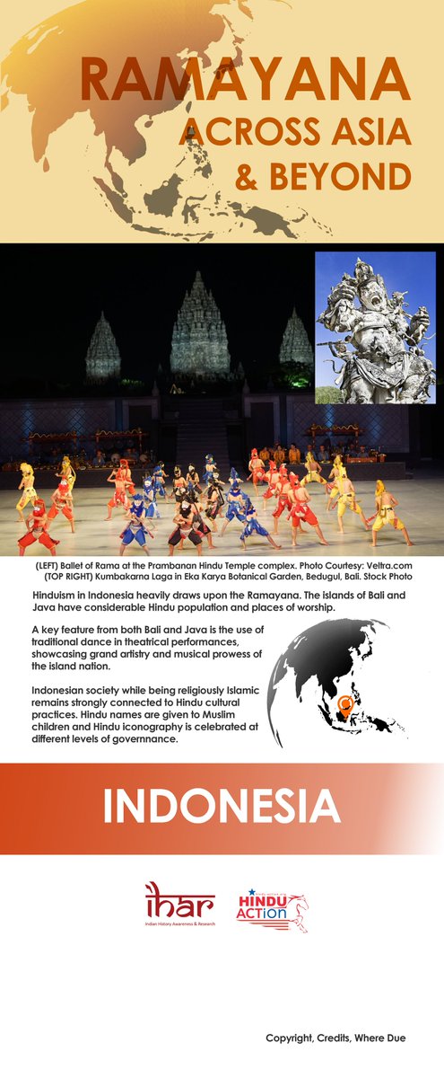 1/n. This is #AAPIHeritageMonth. 
Over the next few days, in this thread, we will look at the #RAMAYANA, one of the longest enduring religious-cultural heritages that connects the different nations of #Asia, the nations of the #IndoPacific and their diaspora communities around