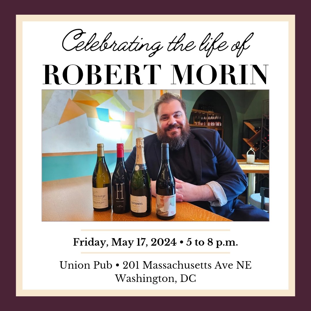 Join us in celebrating the life of Robert 'BTG Bobby' Morin on Friday, May 17, 5 to 8 p.m. at Union Pub, 201 Massachusetts Ave NE. Come & go as you are to cherish the moments we shared & find comfort in each other's company. Everyone is welcome to join us in honoring his memory.