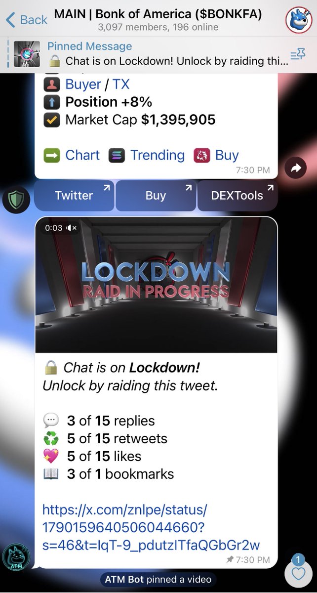 Are you feeling it now, Mr. Chad? Lockdown Raids are finally here 😍 $BONKFA