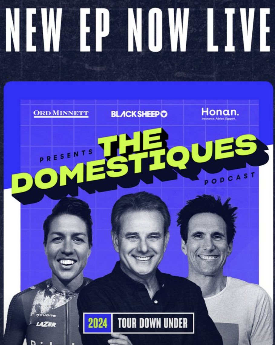 A mew episode of The Domestiques is here. Special guest is Greg Griffiths, a man who’s on the ground at the Giro as a member of the commissaires team. It’s an inside account of what goes on at Italy’s Grand Tour. @_LeeTurner @MatildaRaynolds podcasts.apple.com/au/podcast/the…