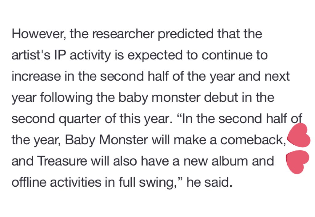 #BABYMONSTER should make a comeback in the second half of the year!