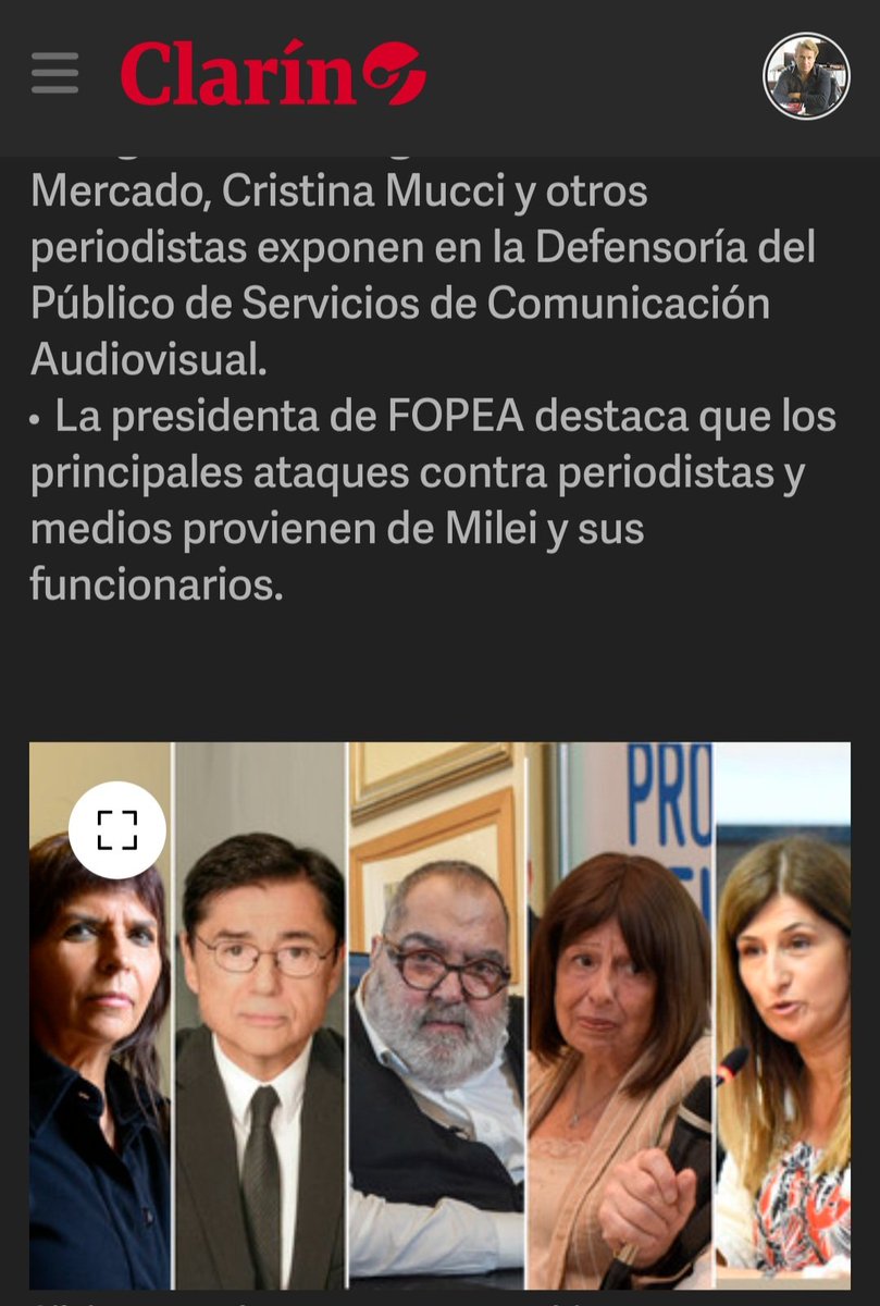 Con plenísima libertad expresión pero sin pauta a costa de los pobres, el 'periodismo independiente' se queja de las libertades de las que goza. Ellos también son la CASTA!