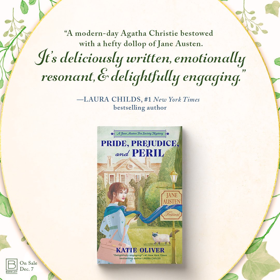 Professor Phaedra Brighton has a murder to solve. But she’s a Jane Austen scholar, not a sleuth. What’s a girl to do? Find the killer, of course! Learn more here: bit.ly/3v1clZ5 #cozymystery #BookTwitter #JaneAusten