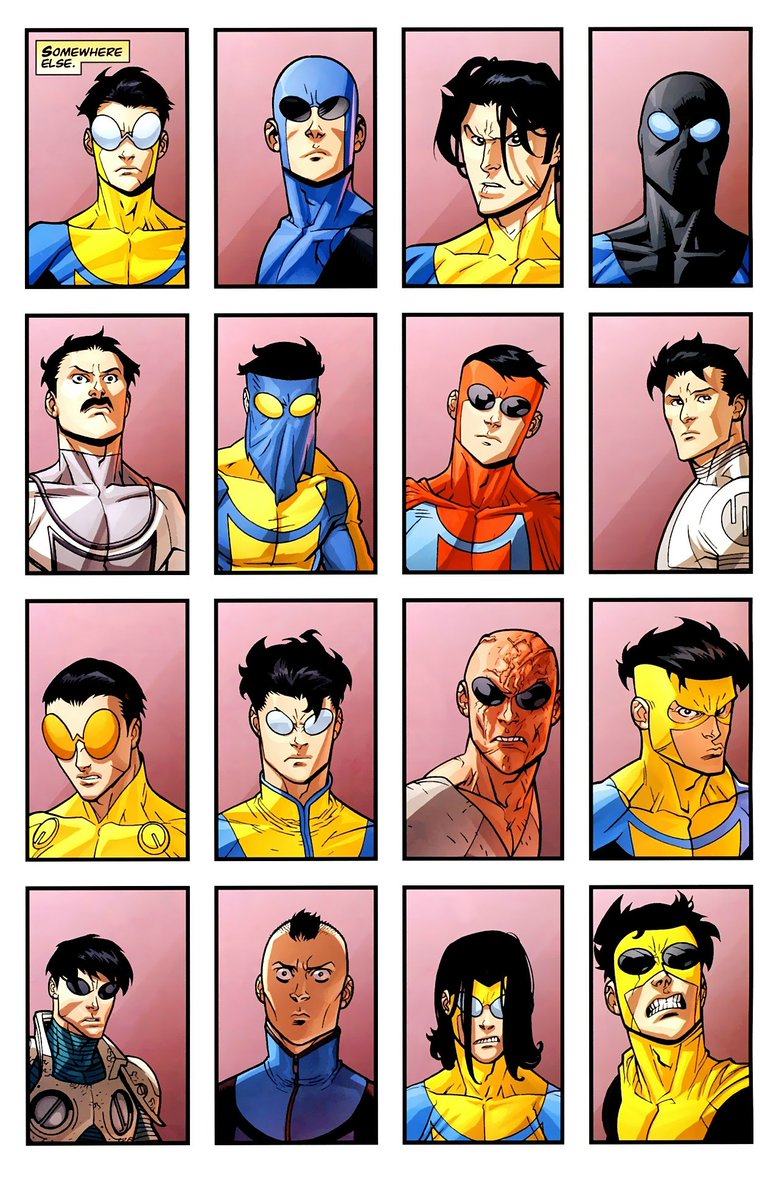 Drew up that one invincible panel with some evil spidey variants plus a certain Spider-Man for the laughs