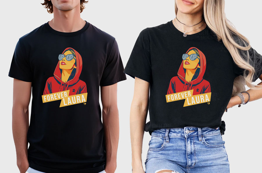 'Forever Laura' #LimitedEdition #tshirt now avail. in both women's and men's sizes. 500 tees only worldwide. @saylor's 'It's going up forever, Laura! 
thebitcoindiaries.com/product/foreve…