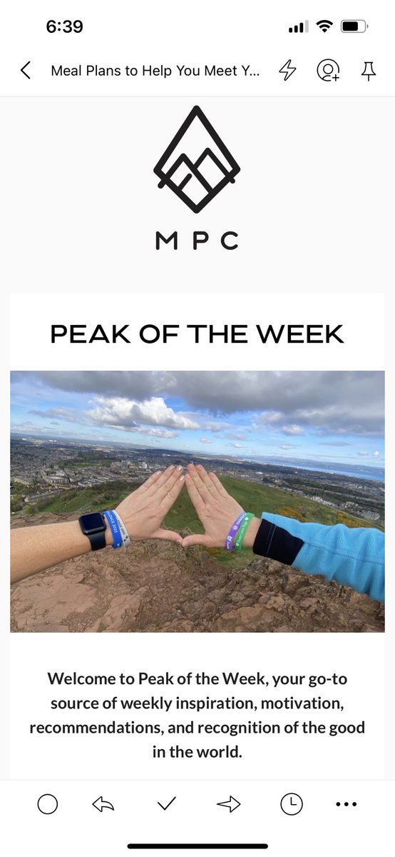 It’s been awhile since I started looking to Monday! They bring me so much joy and the meal-plan is amazing!!! Thank you once again @SamHeughan and @MyPeakChallenge for brighten up my inbox every week.  

If you’re not a #Peaker then you should be! 🤩🔥🙌