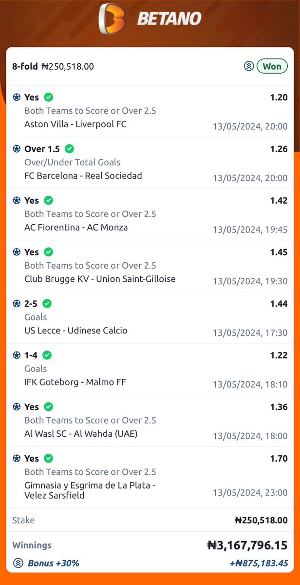 💥B 💥 O 💥 O 💥 O 💥 O 💥M💥 Monday is good…… 12 odds won.