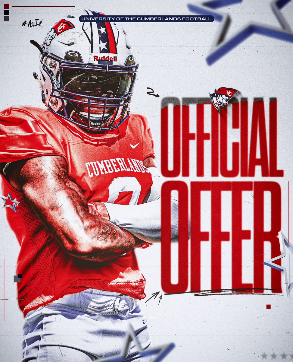 Blessed to receive an offer from the University of the Cumberlands!!! @Benji_Jae @UCPatriotFball @Coach_R_Ford @CoachKent34 @rockerlee229