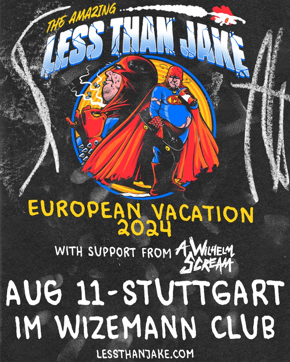 STUTTGART. AUGUST 11. This party wont stop! Come and see us and @AWILHELMSCREAM at @ImWizemann Dont say we didnt warn you! tinyurl.com/LTJSTUTT