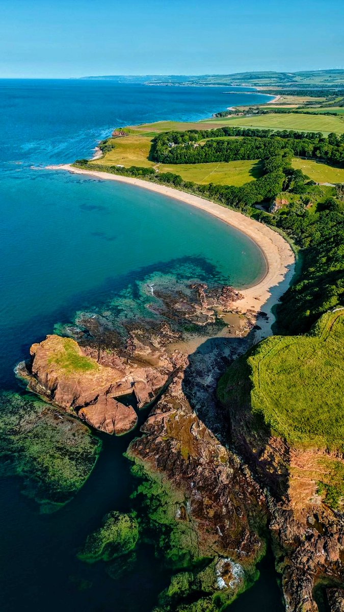 @othingstodo_com My favourite local beach... south of Edinburgh, Scotland. And yes it gets warm enough to swim in! 🏴󠁧󠁢󠁳󠁣󠁴󠁿 🤫